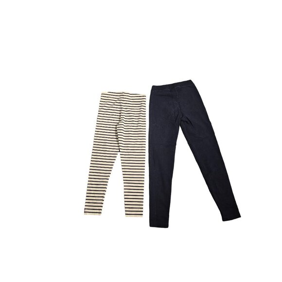 Boden Kids Cozy Leggings 9-10Y Striped & Solid Navy Crewcuts 12Y Bundle Cozy - Picture 2 of 5